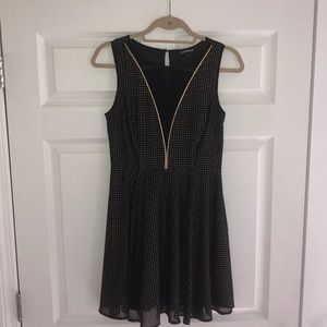 Express Black & Gold Dress Size 4
